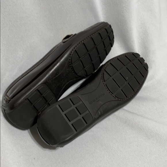 LOUIS VUITTON
Brown Mini Lin Le Moccasin Loafers - Picture 3 of 6